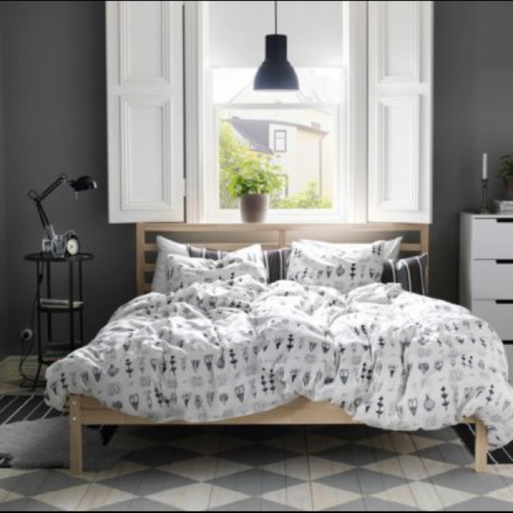 IKEA Sissela duvet cover queen and pillowcases